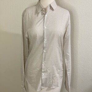 SANDRO Paris Mini floral button down‎ dress Shirt